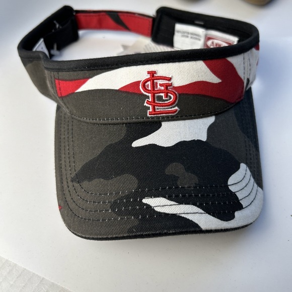 MLB Annco St Louis Camo Visor Vintage New With Tags Adjustable Sizing - Picture 9 of 9
